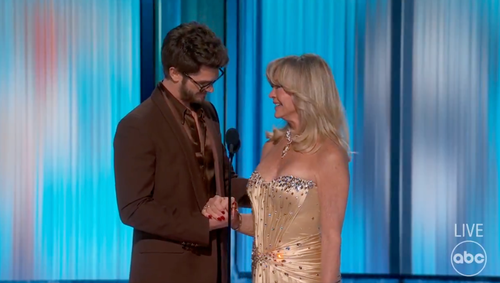 Goldie Hawn and Andrew Garfield